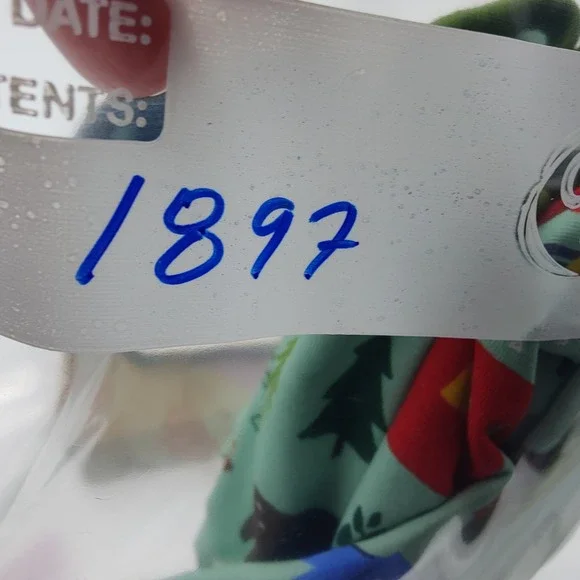 Little Sleepies Women Happy Camper Gorpcore Bamboo Henley Pajama Top Small Green - Picture 15 of 16